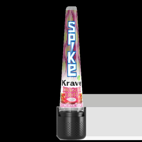 Krave Dragon Fruit flavored kratom powder — buy flavored kratom powder online in four fruit flavors.