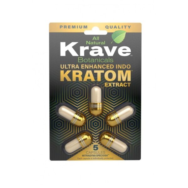 Krave kratom extract 5-pack blister — buy kratom sample packs and 2-packs online, try before bulk.