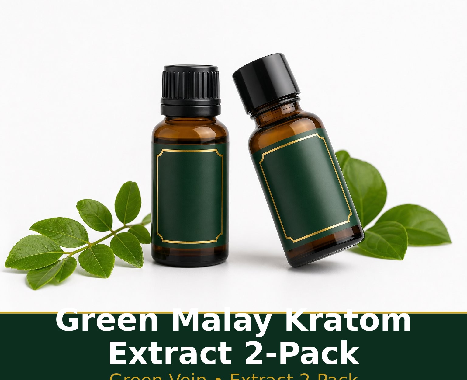 Buy Green Malay Kratom Extract 2-Pack online - lab tested kratom