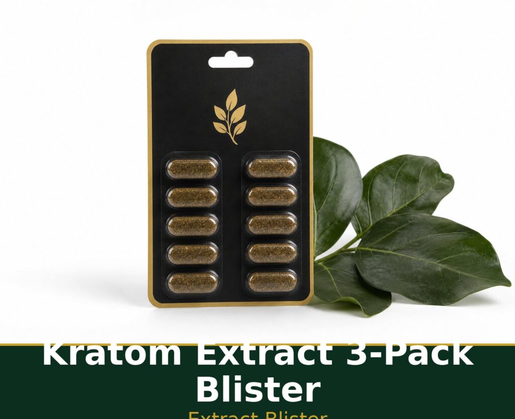 Buy Kratom Extract 3-Pack Blister online - lab tested kratom