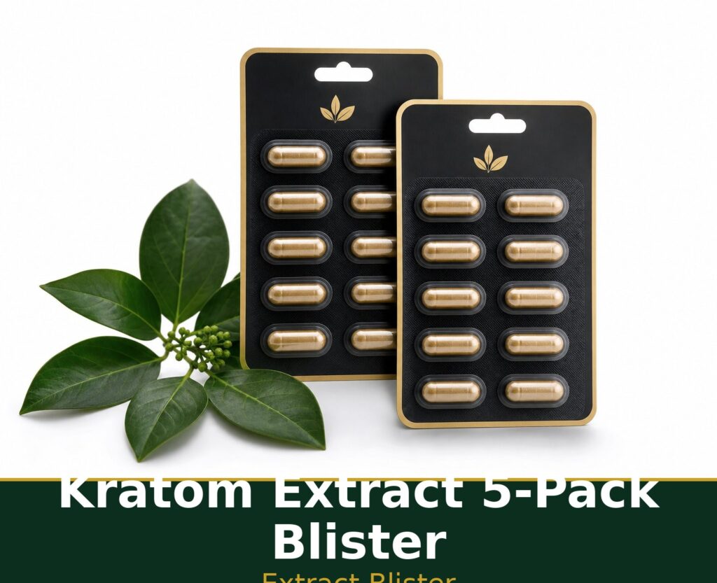 Buy Kratom Extract 5-Pack Blister online - lab tested kratom