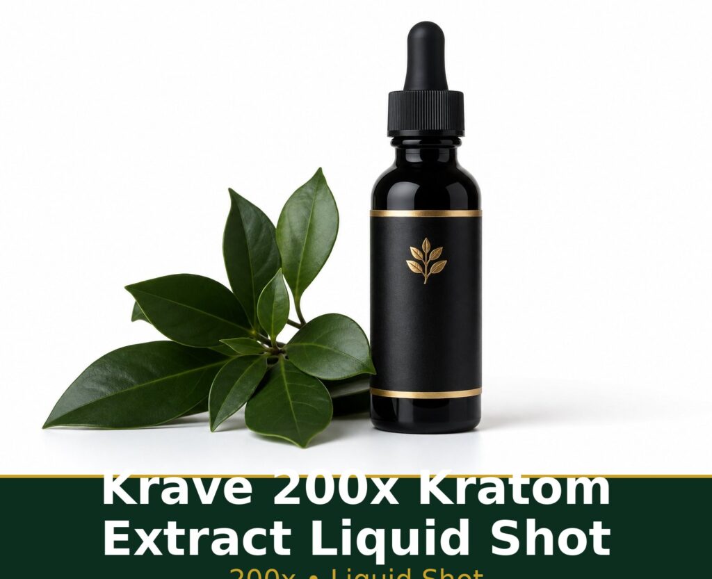 Buy Krave 200x Kratom Extract Liquid Shot online - lab tested kratom
