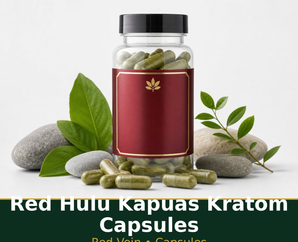Buy Red Hulu Kapuas Kratom Capsules online - lab tested kratom