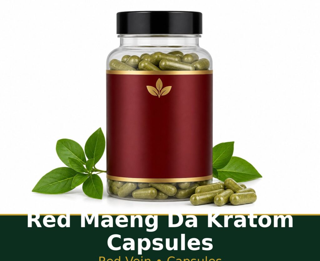 Buy Red Maeng Da Kratom Capsules online - lab tested kratom
