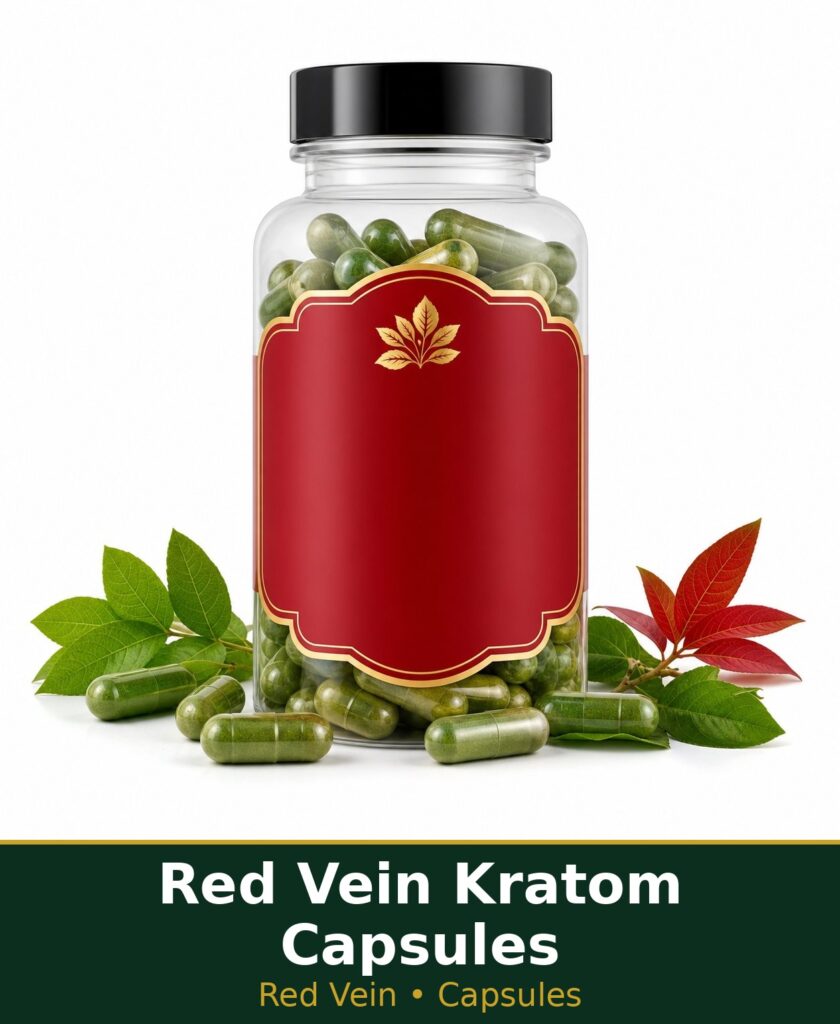 Buy Red Vein Kratom Capsules online - lab tested kratom