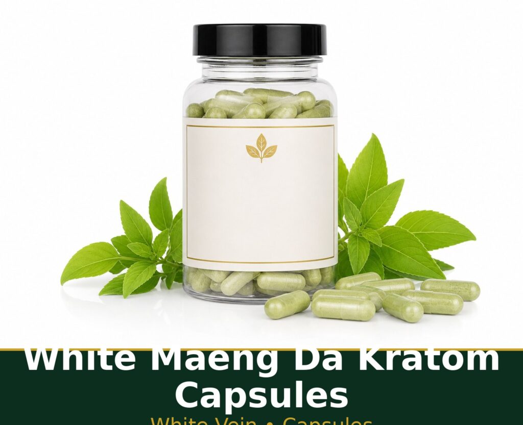 Buy White Maeng Da Kratom Capsules online - lab tested kratom
